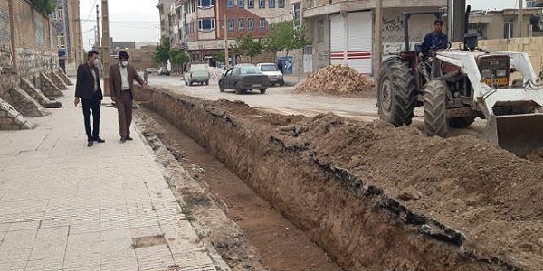 آغاز عملیات احداث کانال دفع آبهای سطحی در منطقه چرالنگه 