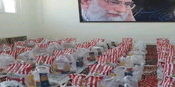 توزیع ۵۰۰ پرس غذای گرم به همراه بسته های معیشتی بین مددجویان شهرستان 
