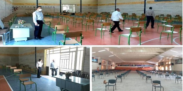 حوزه های امتحانات نهایی با رعایت پروتکل های بهداشتی آماده حضور دانش آموزان هستند