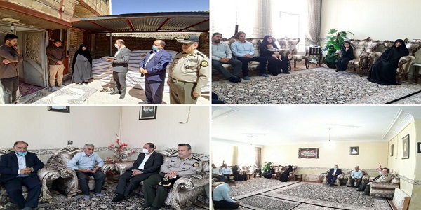  تکریم و دیدار با خانواده‌های معظم شهدا در هرسین