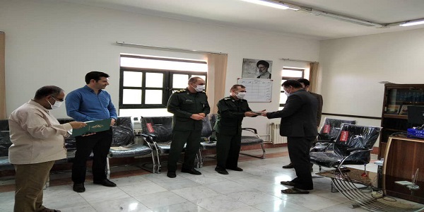 دیدار جانشین فرمانده سپاه ناحیه هرسین با رئیس دادگستری و دادستان شهرستان