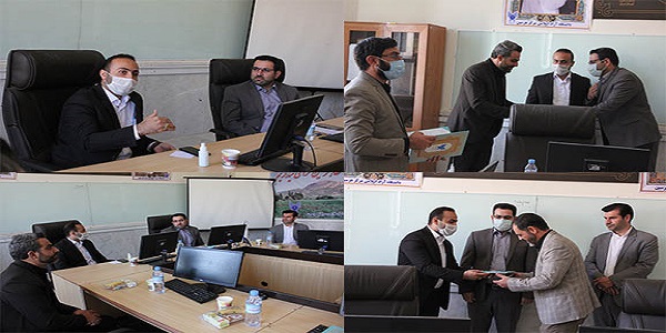 مراسم تودیع و معارفه مسئول حراست دانشگاه آزاد اسلامی هرسین برگزار شد