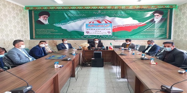 مراسم تودیع و معارفه مدیر آموزش و پرورش شهرستان هرسین برگزار شد