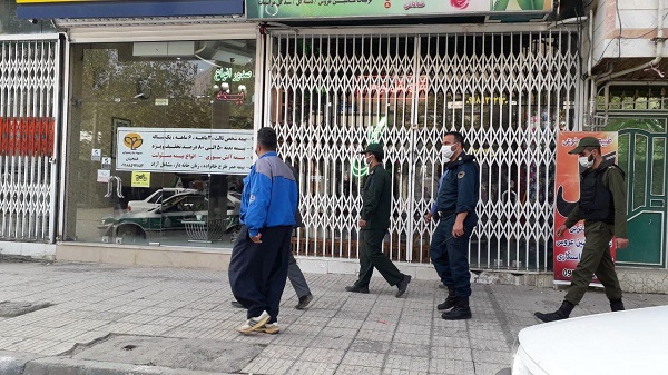 تعطیلی بازار و اصناف هرسین در طرح یکهفته ای مقابله با کرونا/ اصناف متخلف پلمپ شدند+تصویر