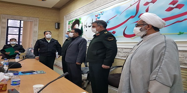 مراسم تکریم و معارفه فرمانده انتظامی شهرستان هرسین برگزار شد