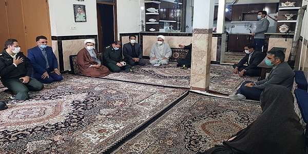 دیدار با خانواده معظم شهدای نیروی انتظامی در هرسین