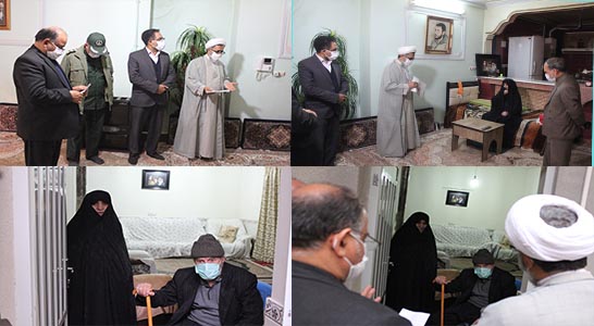 دیدار با خانواده معظم شهدا در  هرسین 