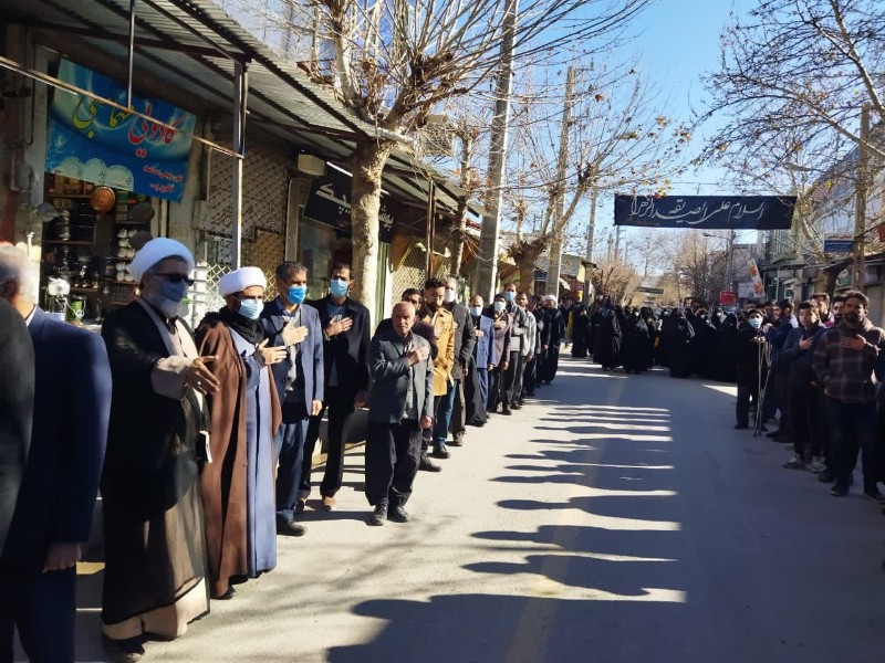 برگزاری مراسم عزاداری سالروز شهادت حضرت فاطمه زهرا(س) در هرسین