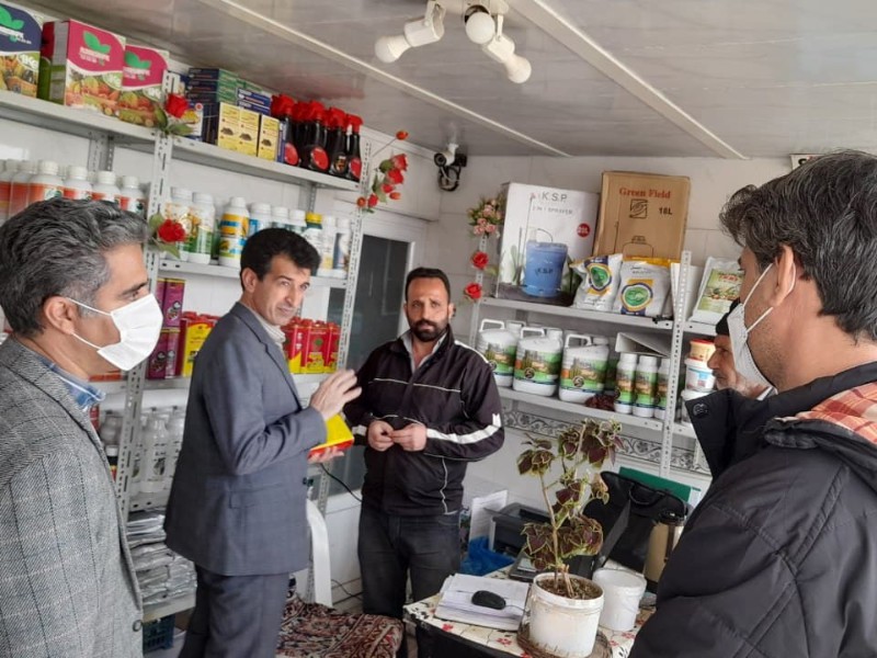 مانور ملی مقابله با توزیع آفت کش های غیر مجاز و تقلبی در هرسین مانور ملی مقابله با توزیع آفت کش های غیر مجاز و تقلبی در هرسین