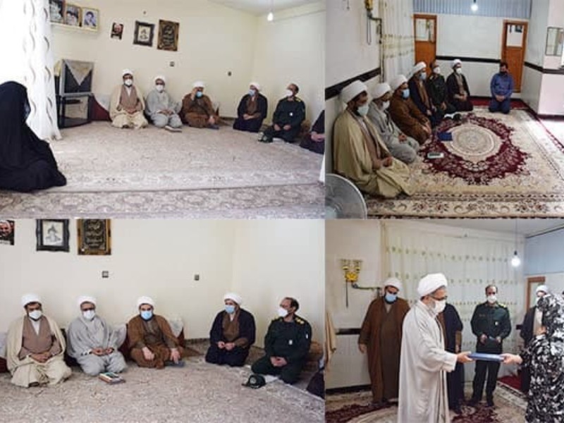 دیدار با خانواده معظم شهدا در هرسین