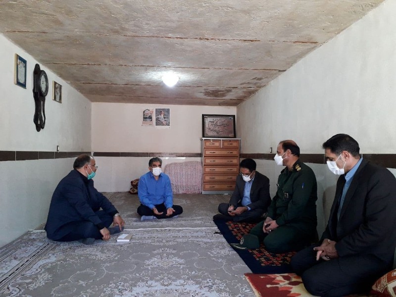 دیدار و سرکشی از جانیازان سرافراز در هرسین