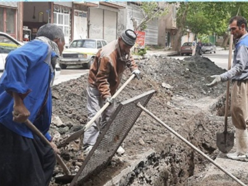 پیشرفت ۸۵ درصدی پروژه توسعه شبکه جمع آوری فاضلاب شهر هرسین