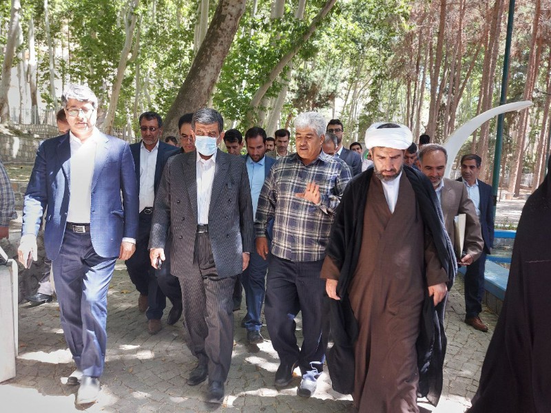 بازدید از اماکن تاریخی و گردشگری و پروژه های راکد هرسین