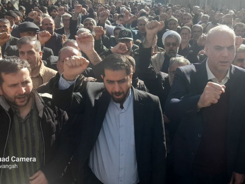 خشم و انزجار مردم هرسین در محکومیت جنایات کرمان