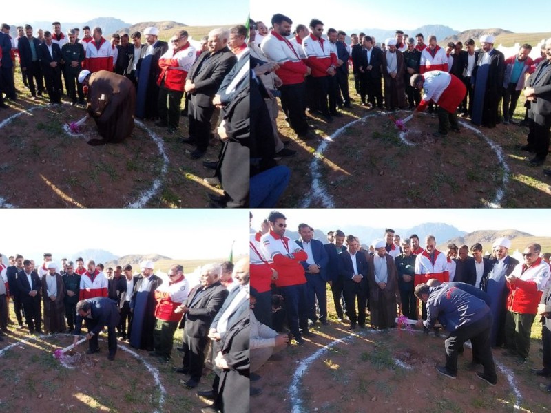 آغاز عملیات احداث پایگاه امداد و نجات جاده ای شهرستان هرسین