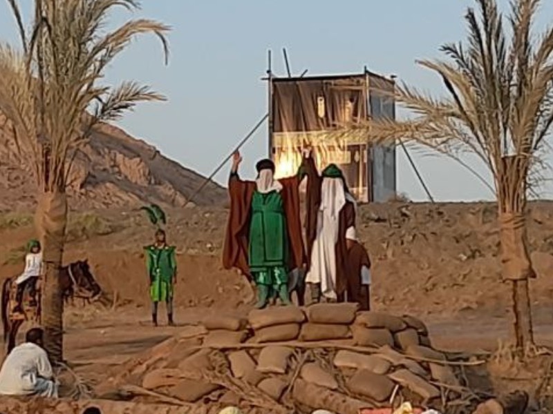 مراسم بازسازی واقعه غدیر خم در هرسین برگزار شد_تصویر مراسم بازسازی واقعه غدیر خم در هرسین برگزار شد_تصویر