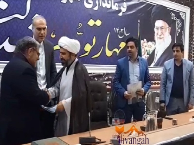 مراسم معارفه معاونین سیاسی و عمرانی فرماندار هرسین برگزار شد/فیلم