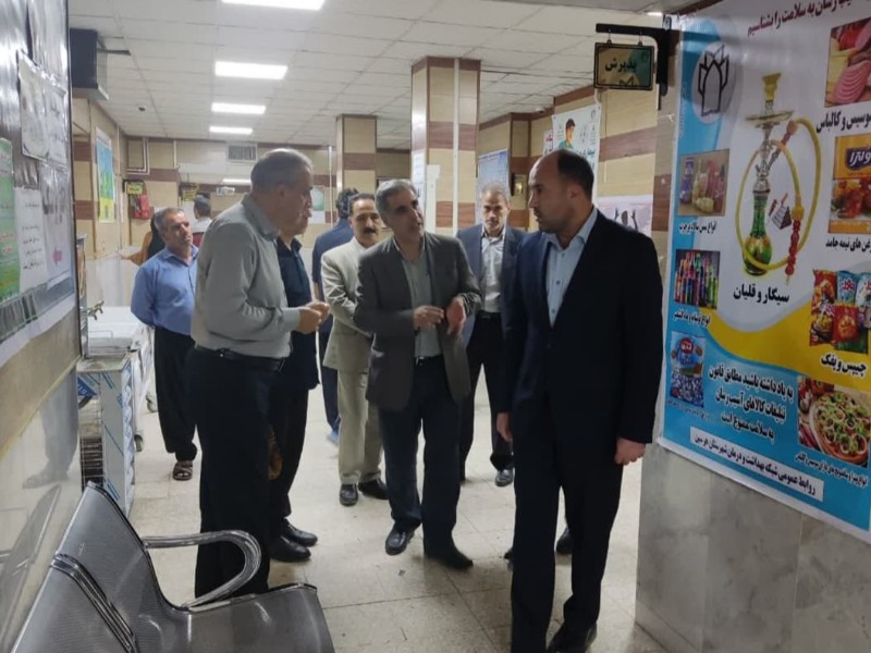 بازدید رئیس دانشگاه علوم پزشکی استان از مرکز بهداشتی درمانی بیستون