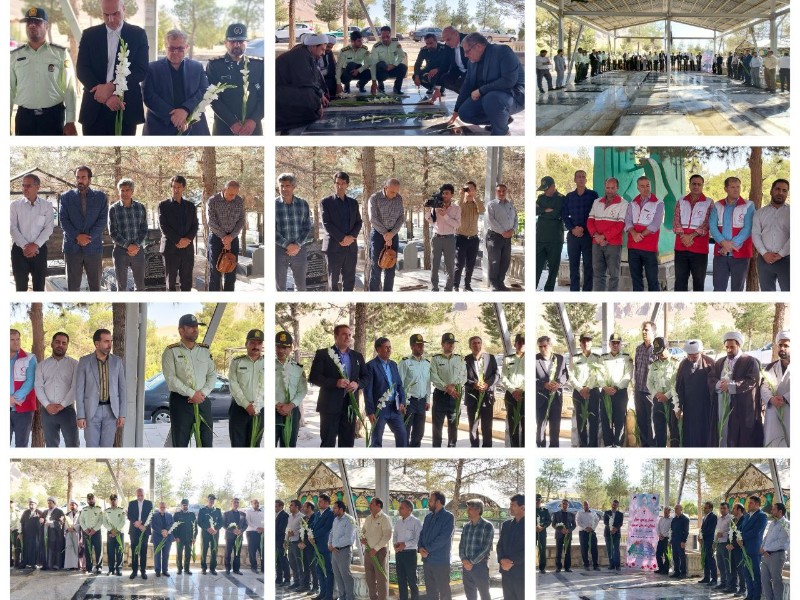تجدید میثاق با آرمان های شهدا در هرسین+تصویر