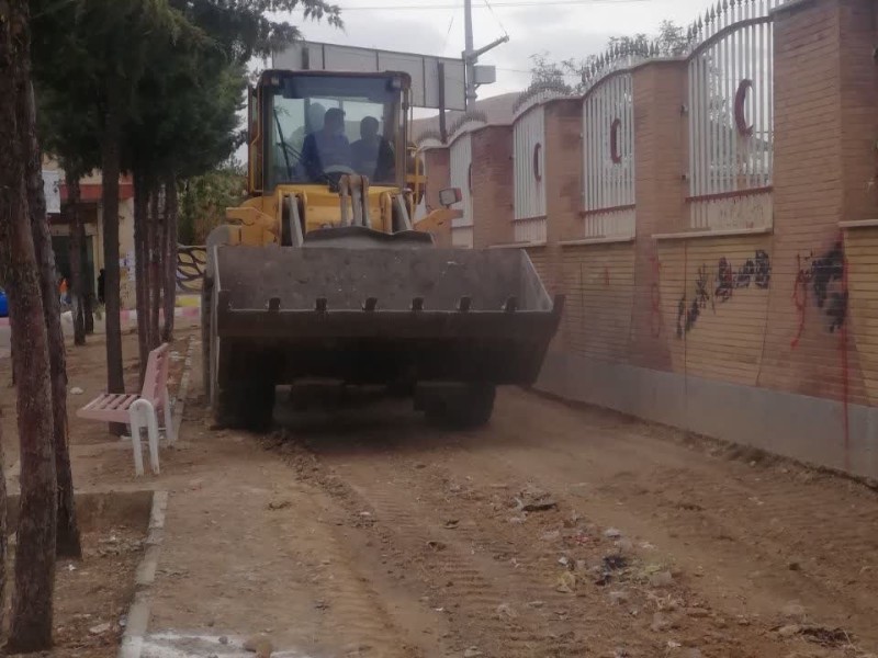 احداث دومین مکان غرفه های عرضه میوه و تره بار در هرسین احداث دومین مکان غرفه های عرضه میوه و تره بار در هرسین