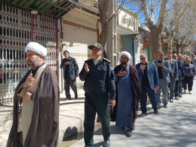مراسم عزاداری سالروز شهادت امام علی ع در هرسین