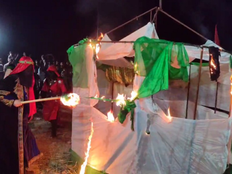 مراسم شام غریبان در هرسین_تصویر مراسم شام غریبان در هرسین_تصویر