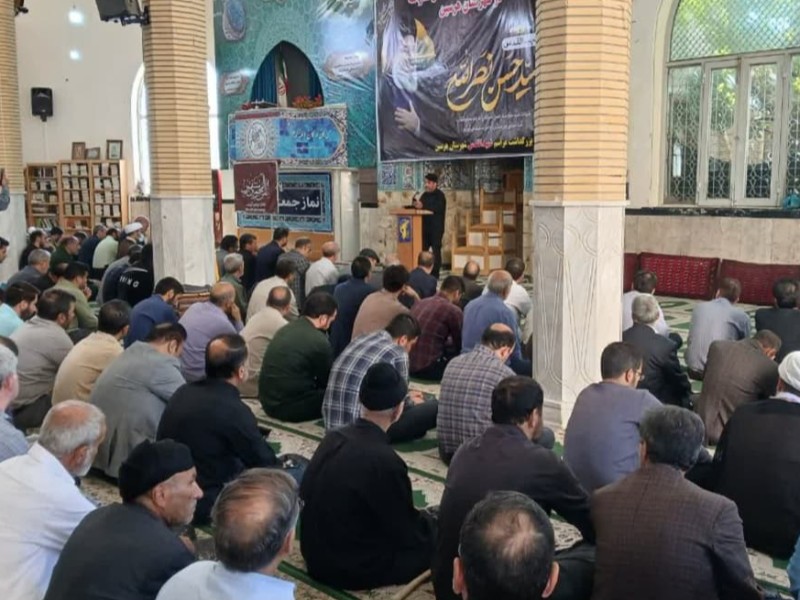 مراسم بزرگداشت شهادت سید حسن نصرالله در هرسین مراسم بزرگداشت شهادت سید حسن نصرالله در هرسین
