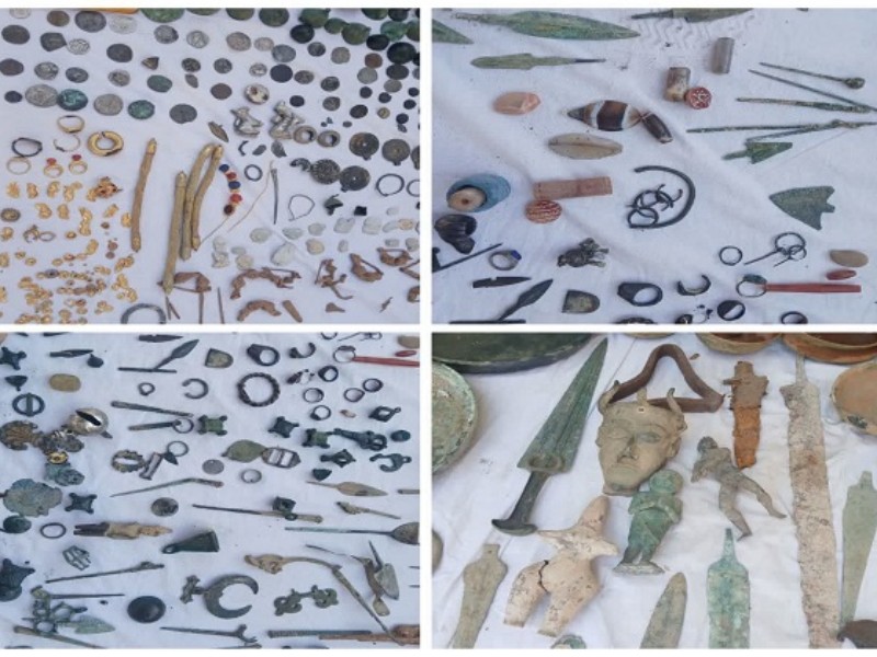 کشف یک هزار و ۱۸۸ قطعه اشیای تاریخی در هرسین کشف یک هزار و ۱۸۸ قطعه اشیای تاریخی در هرسین