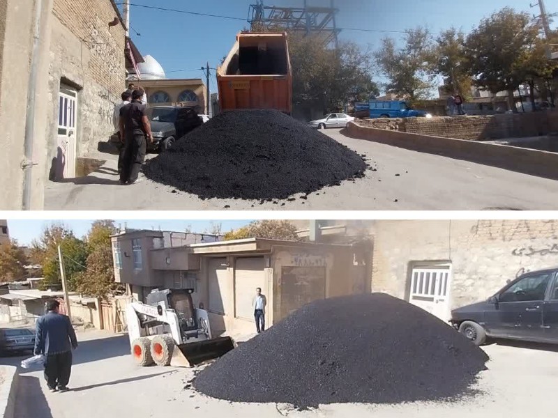 افزایش ۴۰۰ درصدی آسفالت معابر شهری در هرسین افزایش ۴۰۰ درصدی آسفالت معابر شهری در هرسین