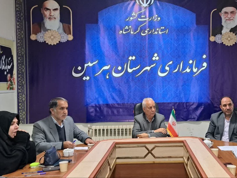 نصب حفاظ درمحوطه تاریخی سراب هرسین